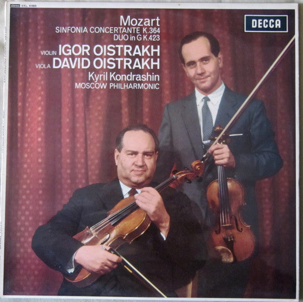 Duo in G Major K423 / Sinfonia Concertante K364