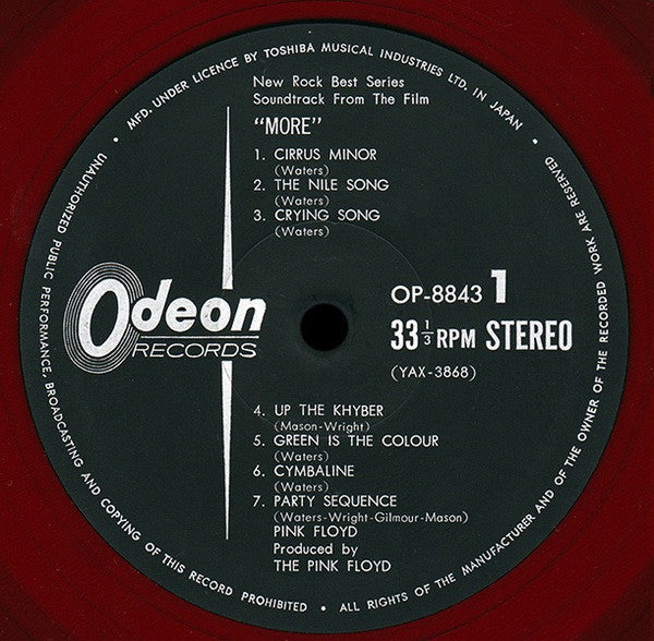 Soundtrack From The Film "More"