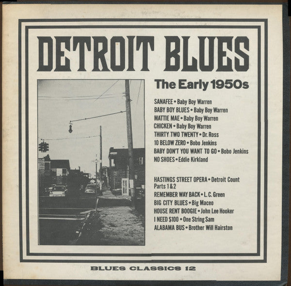 Detroit Blues - The Early 1950s