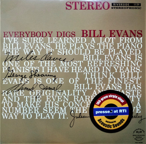 Everybody Digs Bill Evans
