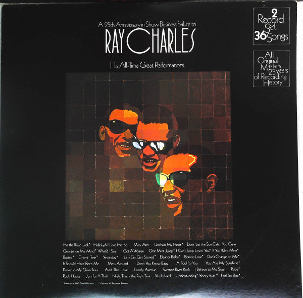 A 25th Anniversary In Show Business Salute To Ray Charles