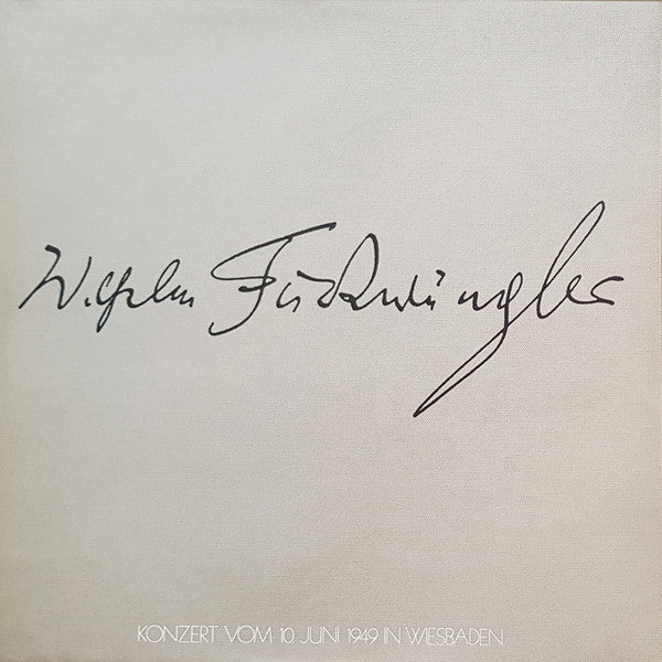 Konzert Vom 10 Juni 1949 In Wiesbaden