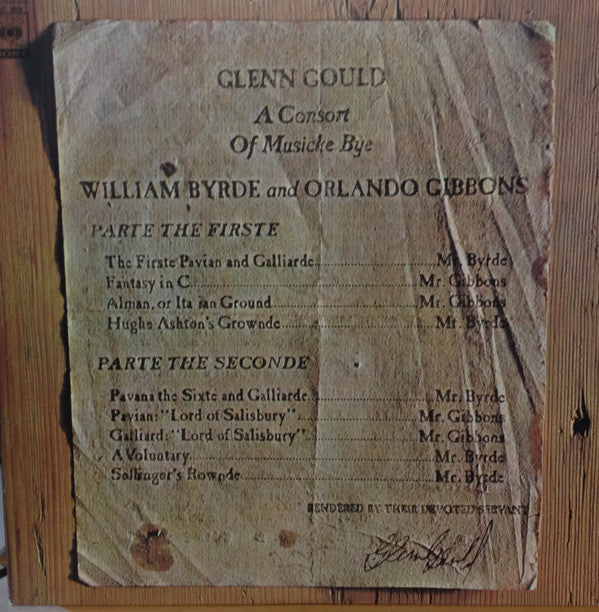 A Consort Of Musicke Bye William Byrde And Orlando Gibbons