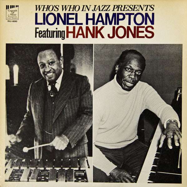 Who's Who In Jazz Presents Lionel Hampton Featuring Hank Jones