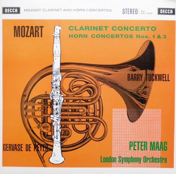Clarinet Concerto / Horn Concertos Nos. 1 & 3