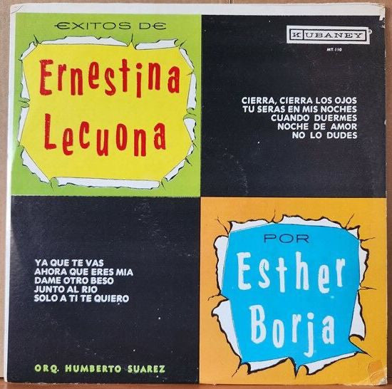 Esther Borja Canta Canciones Inolvidables De Ernestina Lecuona