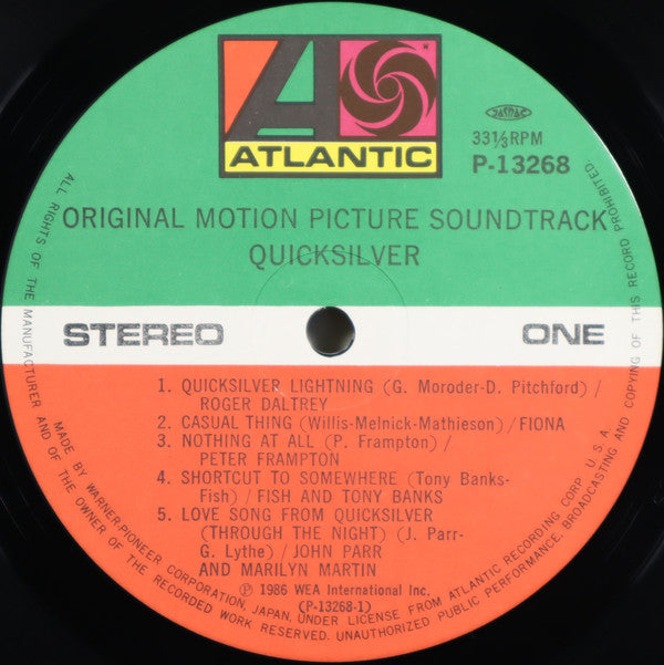 Quicksilver (Original Motion Picture Soundtrack)