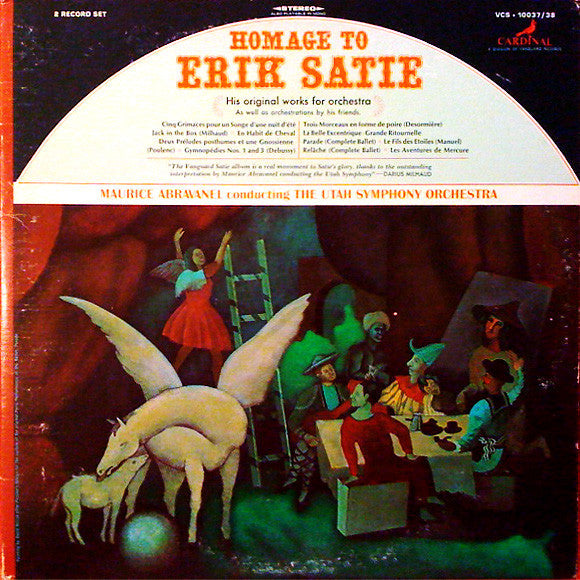 Homage To Erik Satie Original Works For Orchestra And Orchestrations By Friends