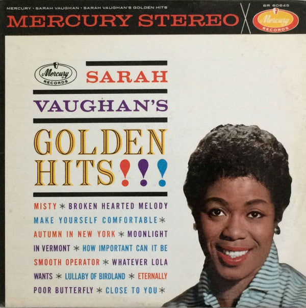 Sarah Vaughan's Golden Hits!!!