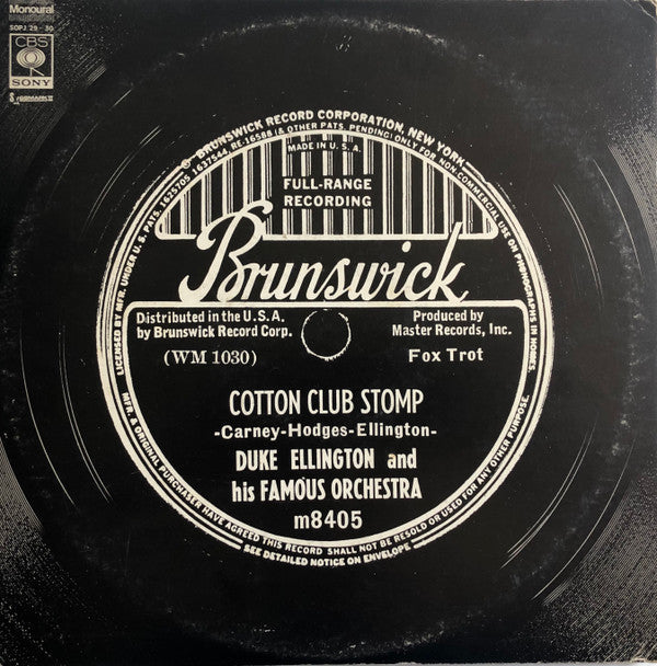 Cotton Club Stomp (1935-39)