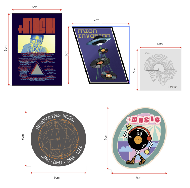 MION ORIGINAL STICKER BUNDLE