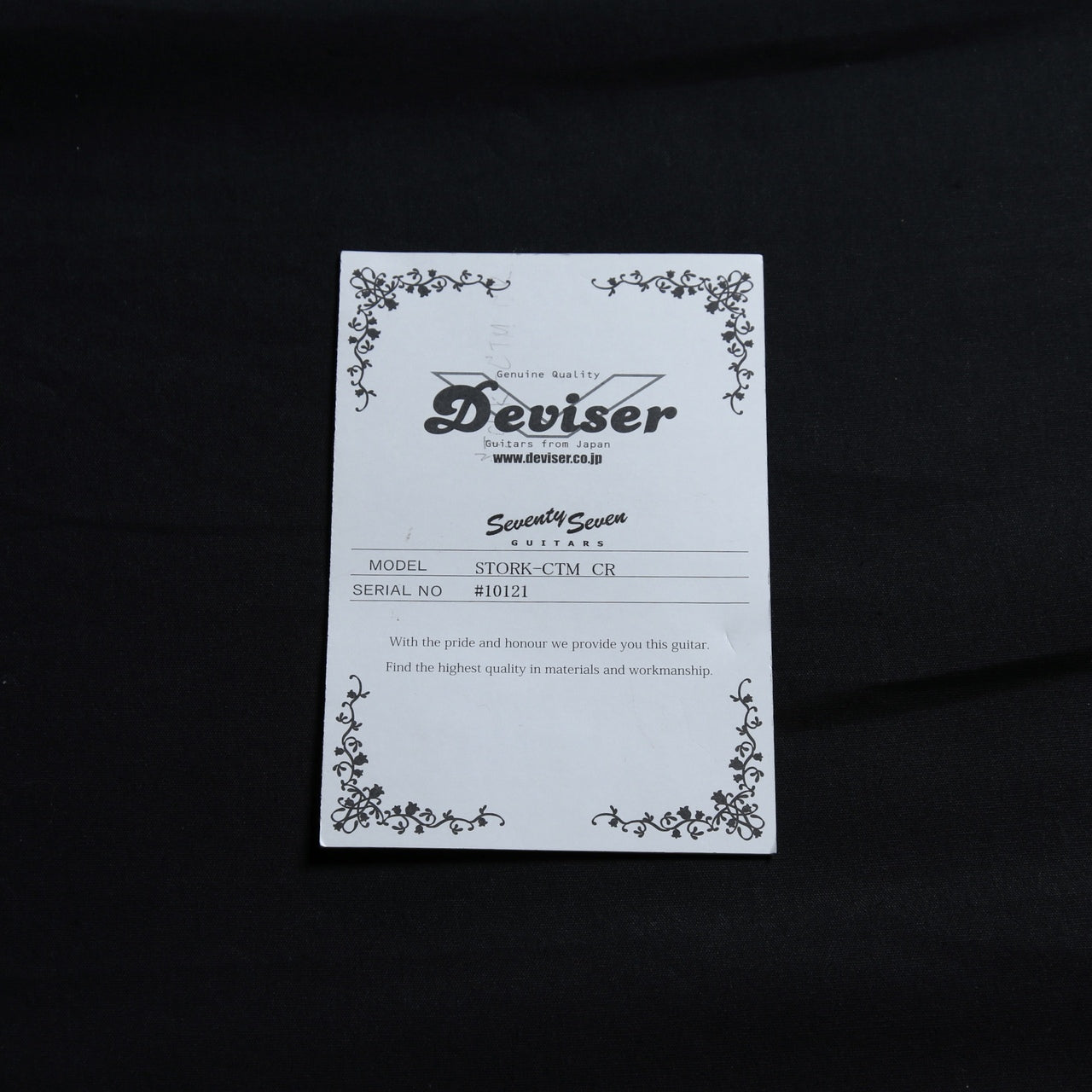 Seventy Seven Guitars STORK-CTM CR