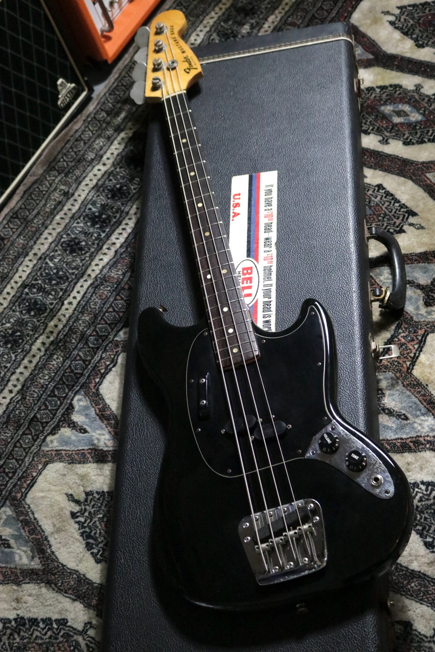 Fender Mustang Bass Black 1977