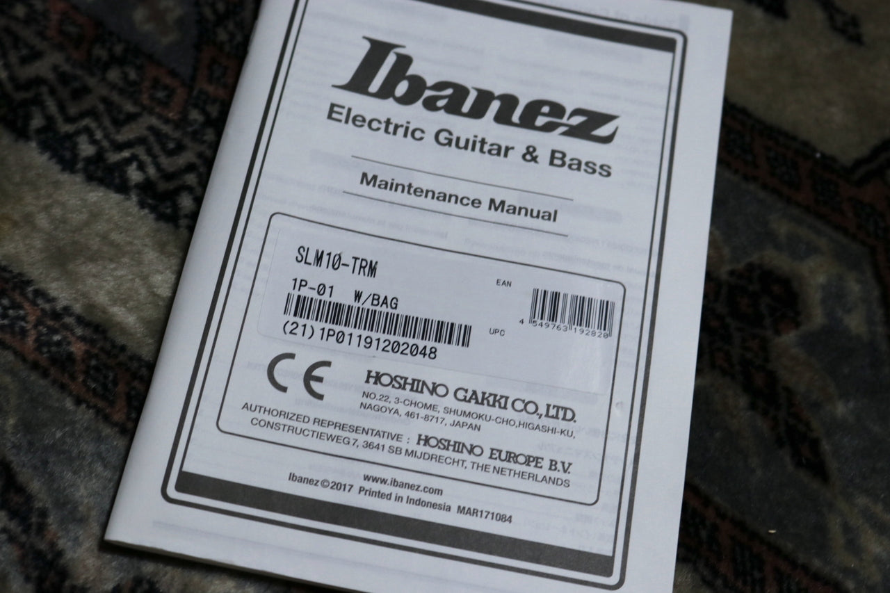 Ibanez SLM10-TRM T column S-pa series t Wait S-coat t Wait S-coat (Walk lyp here) S-coat t l 2019