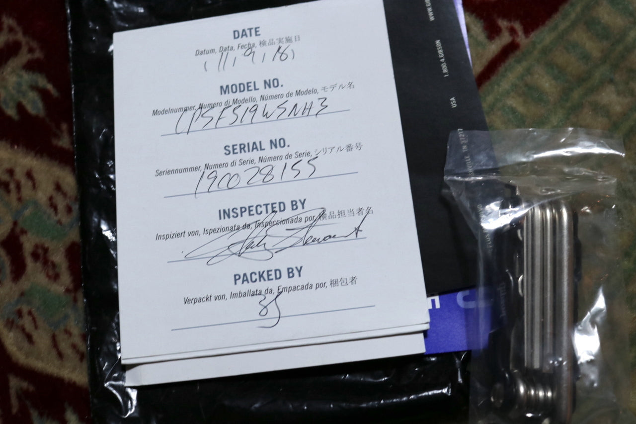 Gibson Les Paul Standard 2019 Faded -WS- Satin Cherry Sunburst 50s Plain Top