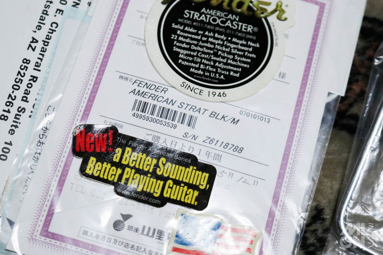 Fender American Stratocaster MN BLK 2006