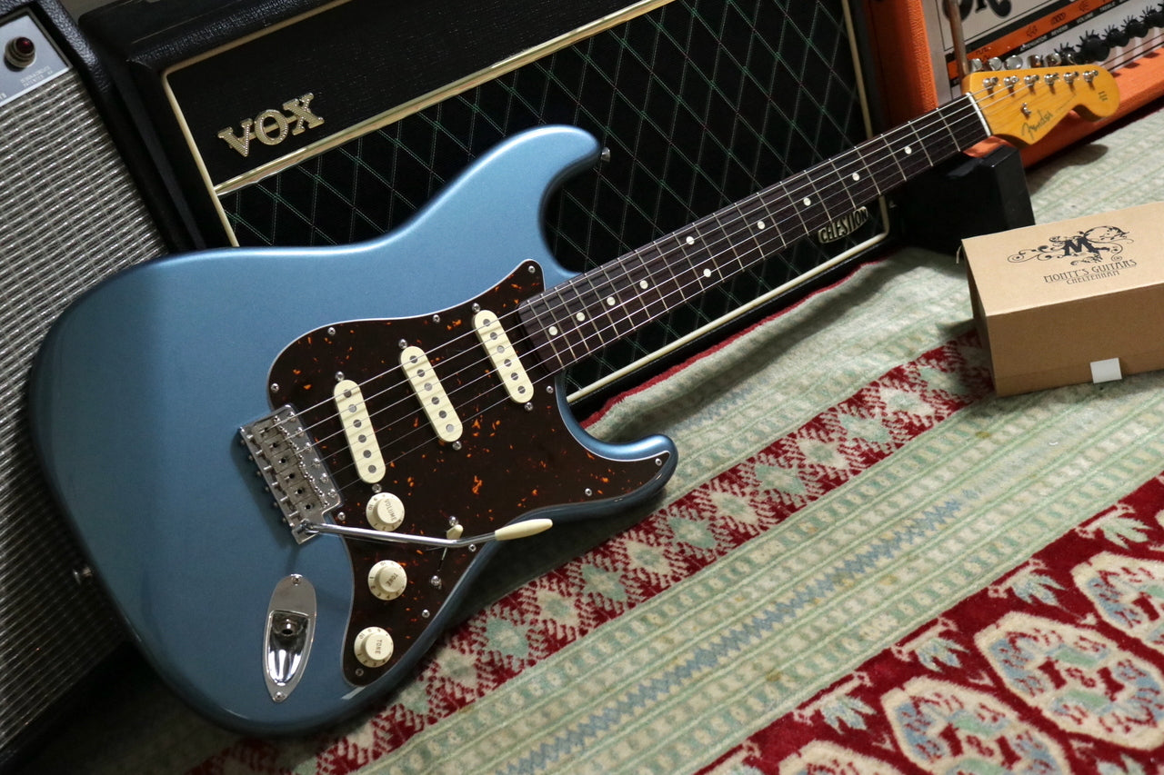 Fender Japan Stratocaster Blue Metallic w/ Monty's Guitars Full Monty Stratocaster Pickups Set