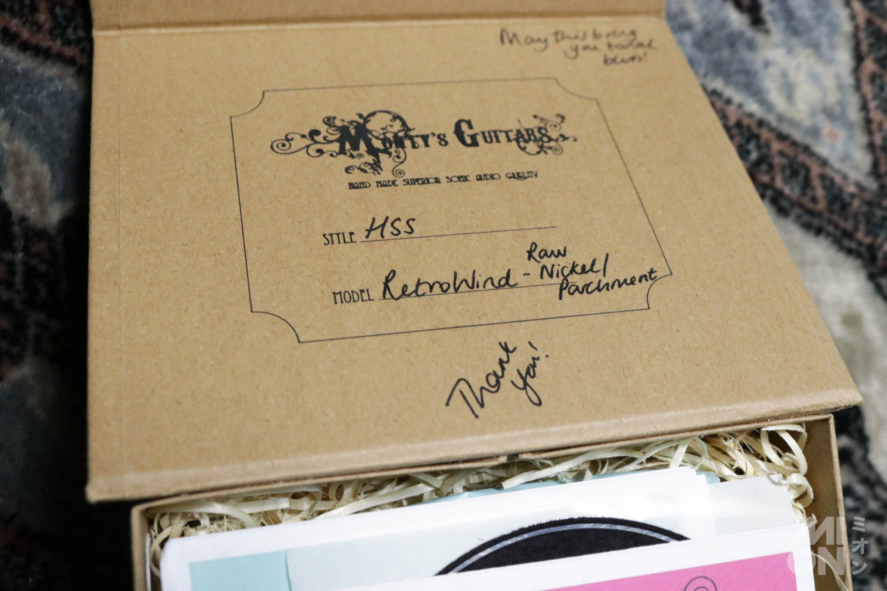 Fender Japan Stratocaster HSS w/ Monty's Guitars Retro Wind Pickups SSH Raw Nickel Set