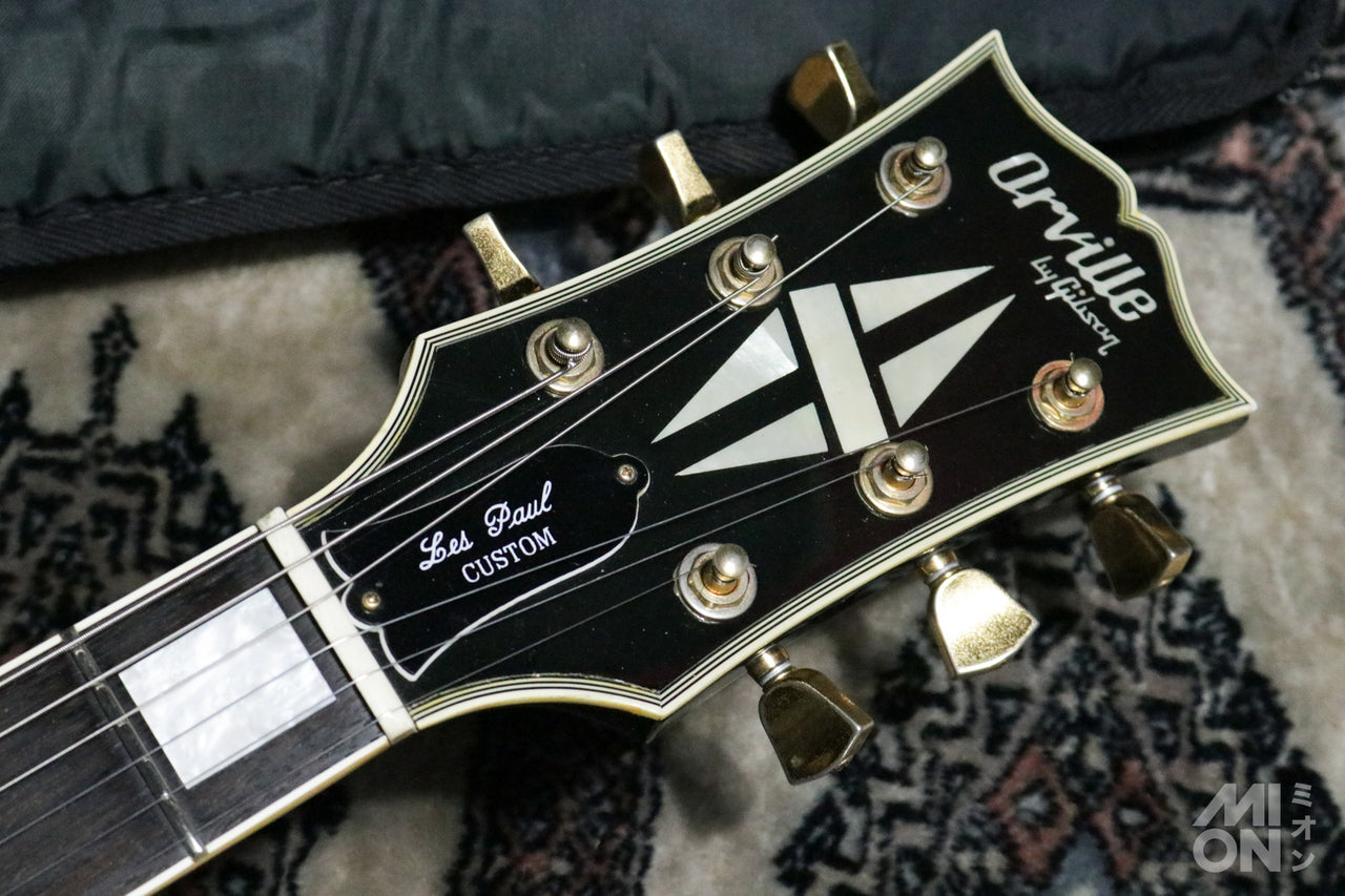 Orville by Gibson Les Paul Custom 1990 w/ Monty's Guitars Full Monty Humbucker Pickups Open Black Set