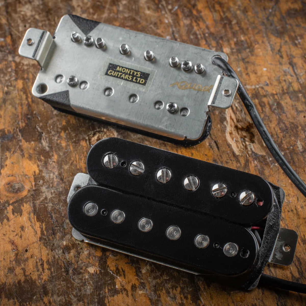 Monty's Guitars Full Monty Humbucker Pickups Open Black Set