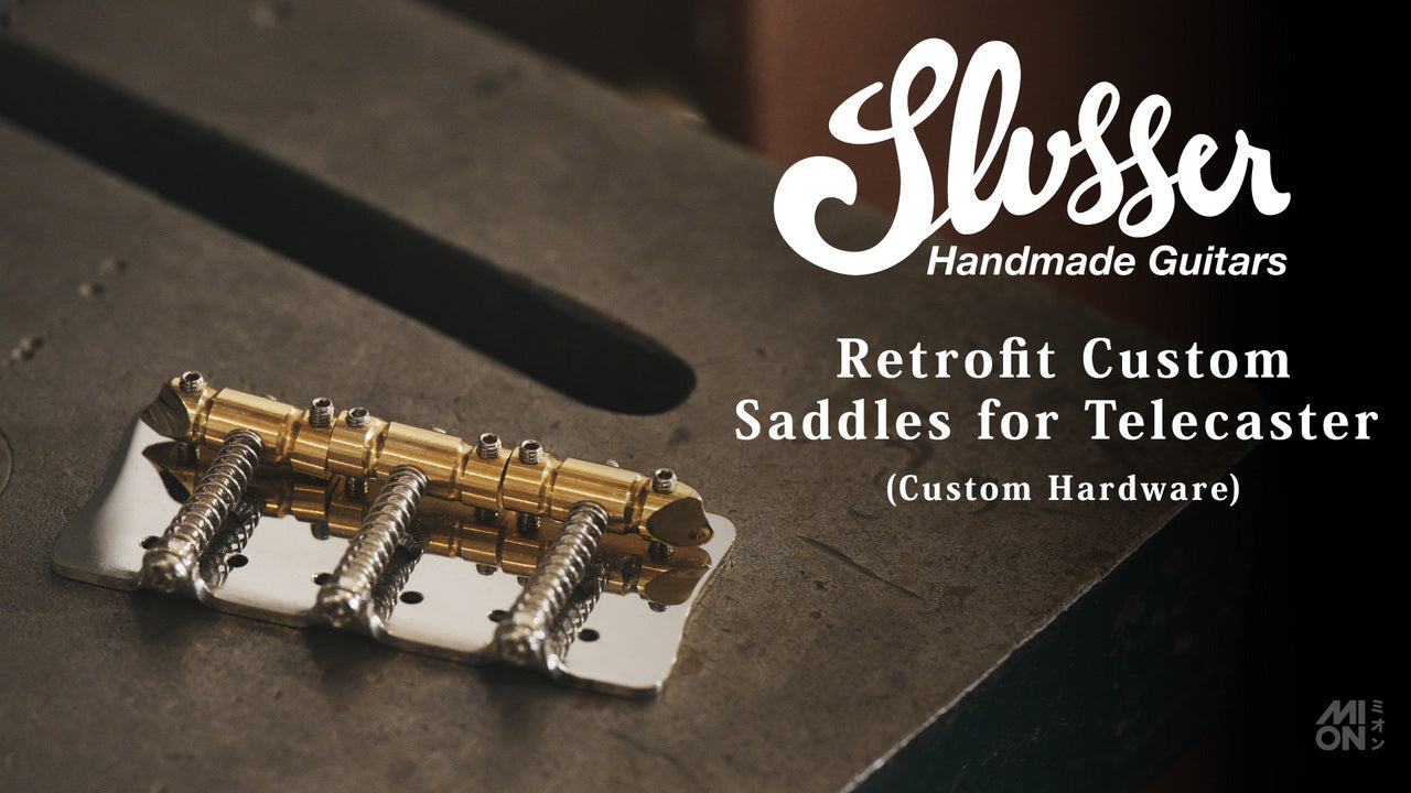 Slusser Handmade Guitars Retrofit Custom Saddles (Custom parts for Telecaster)