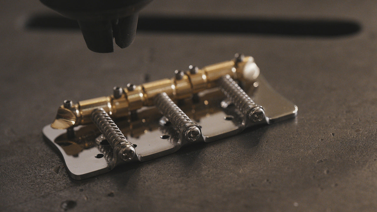 Slusser Handmade Guitars Retrofit Custom Saddles (Custom parts for Telecaster)