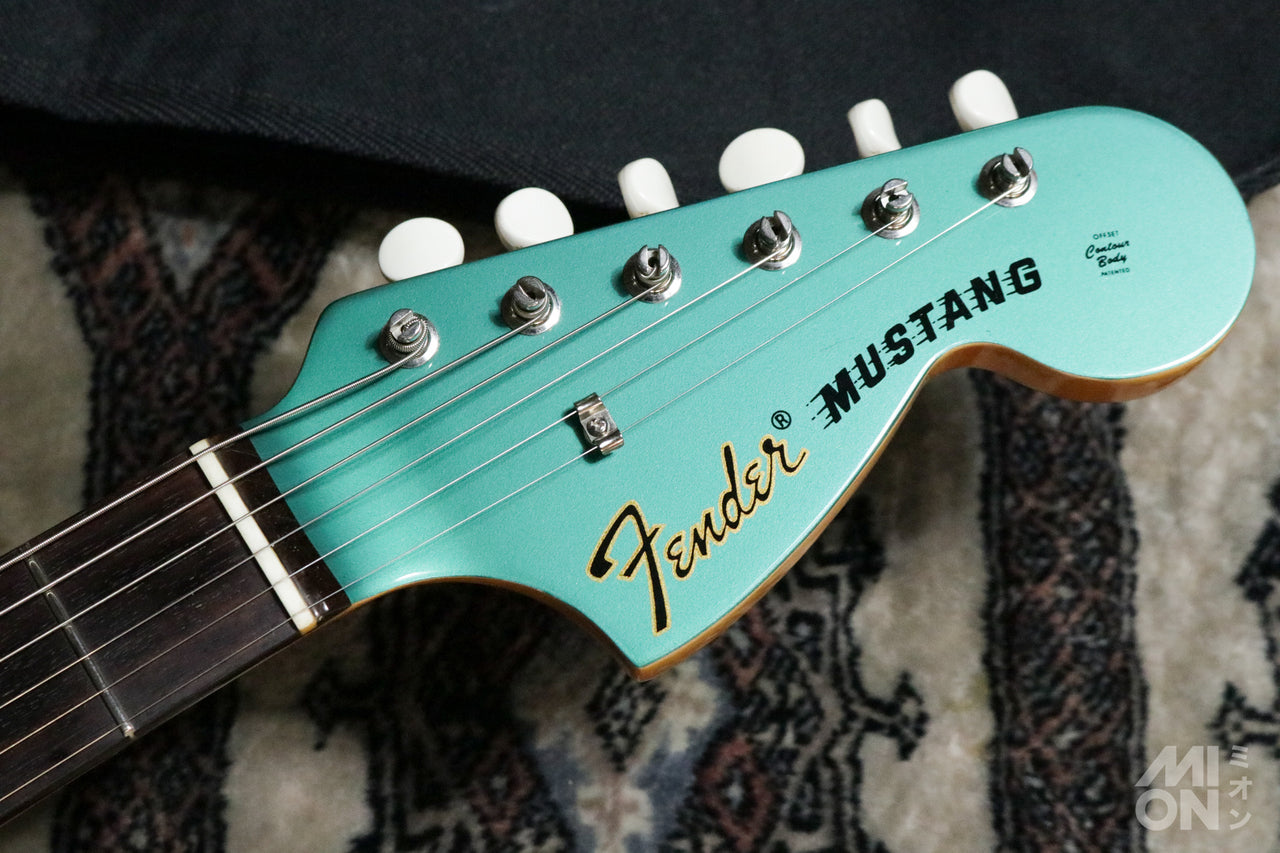 Fender Japan MG69-85CO OTM (Ocean Turquoise Metallic) Matching Head