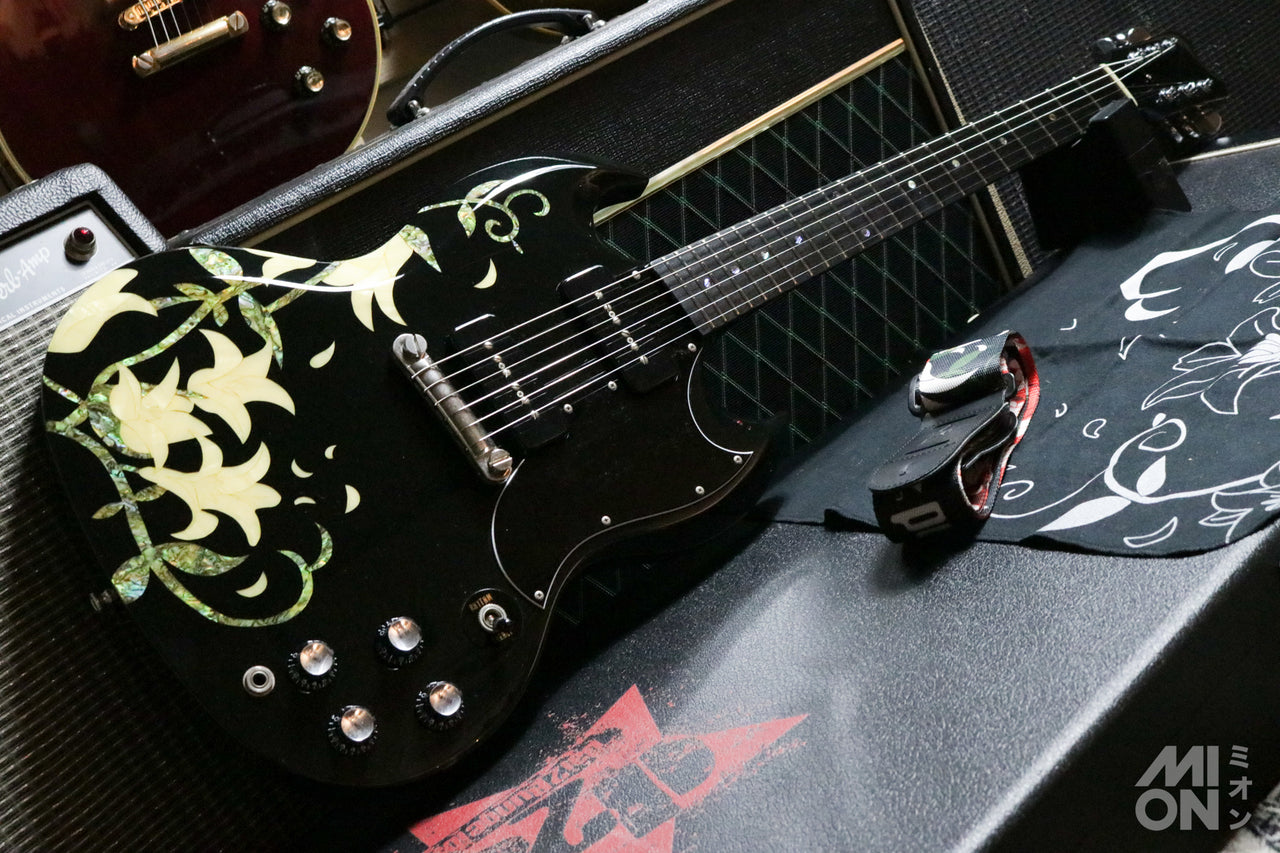 ESP×OVER DRIVE SPECIAL COLLABORATION GUITAR Sarina Signature Model ~BLACK LILY~