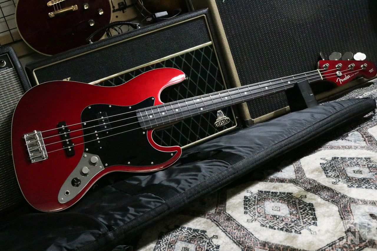 Fender Japan AJB Aerodyne Jazz Bass Candy Apple Red 2012