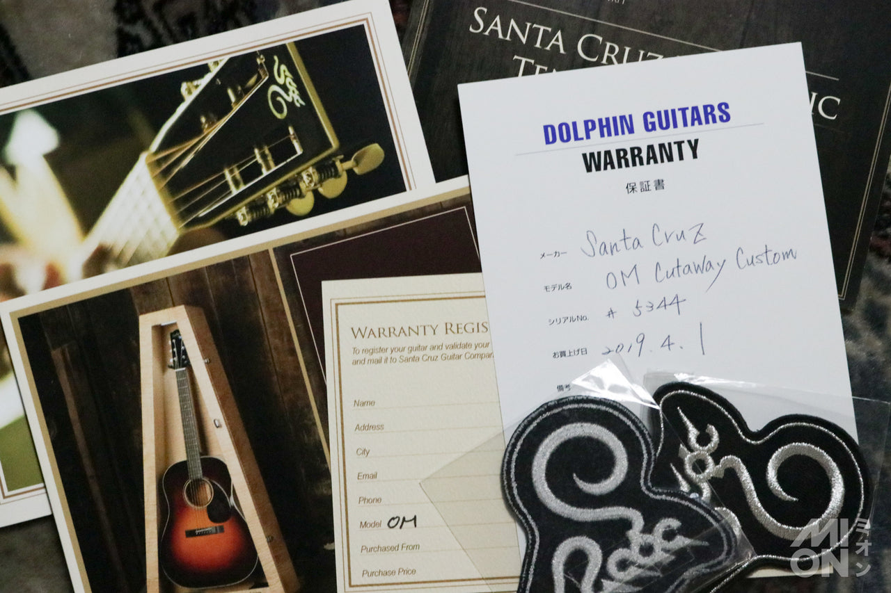 Santa Cruz OM Cutaway Custom #5344