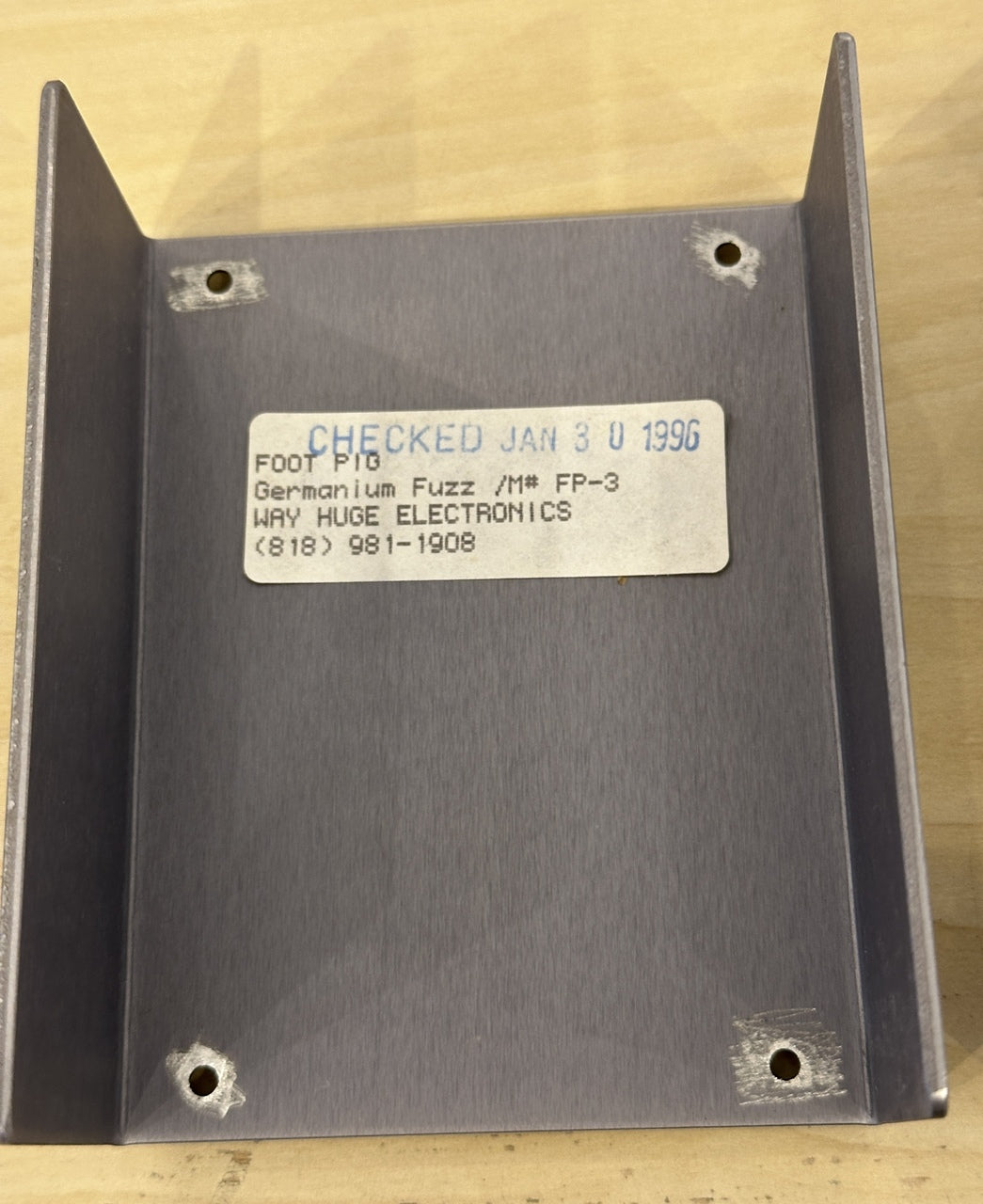 Way Huge FOOT PIG FP-3 Germanium Fuzz 1996 #013