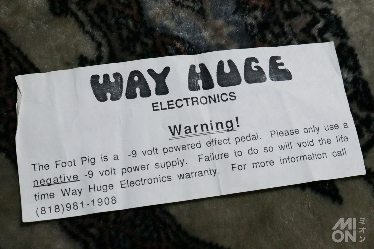 Way Huge FOOT PIG FP-3 Germanium Fuzz 1996 #013