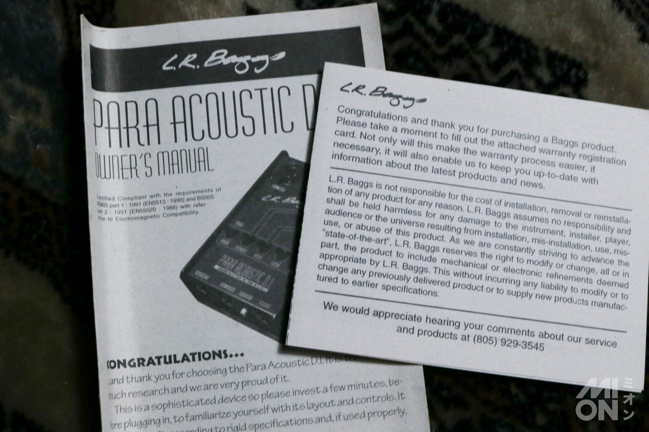 L.R.Baggs Para Acoustic D.I.