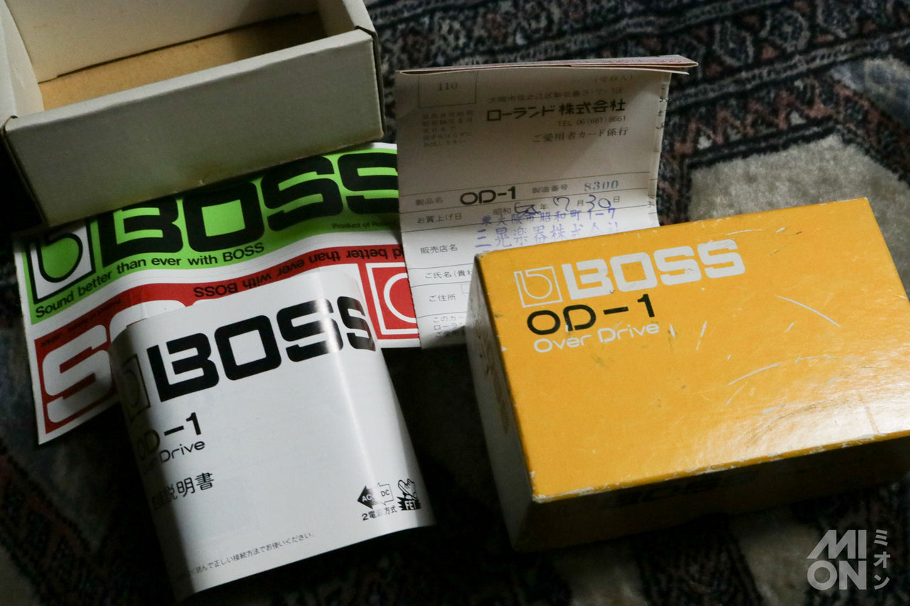 BOSS OD-1 OverDrive Made in Japan 1979 RC3403ADB #8300