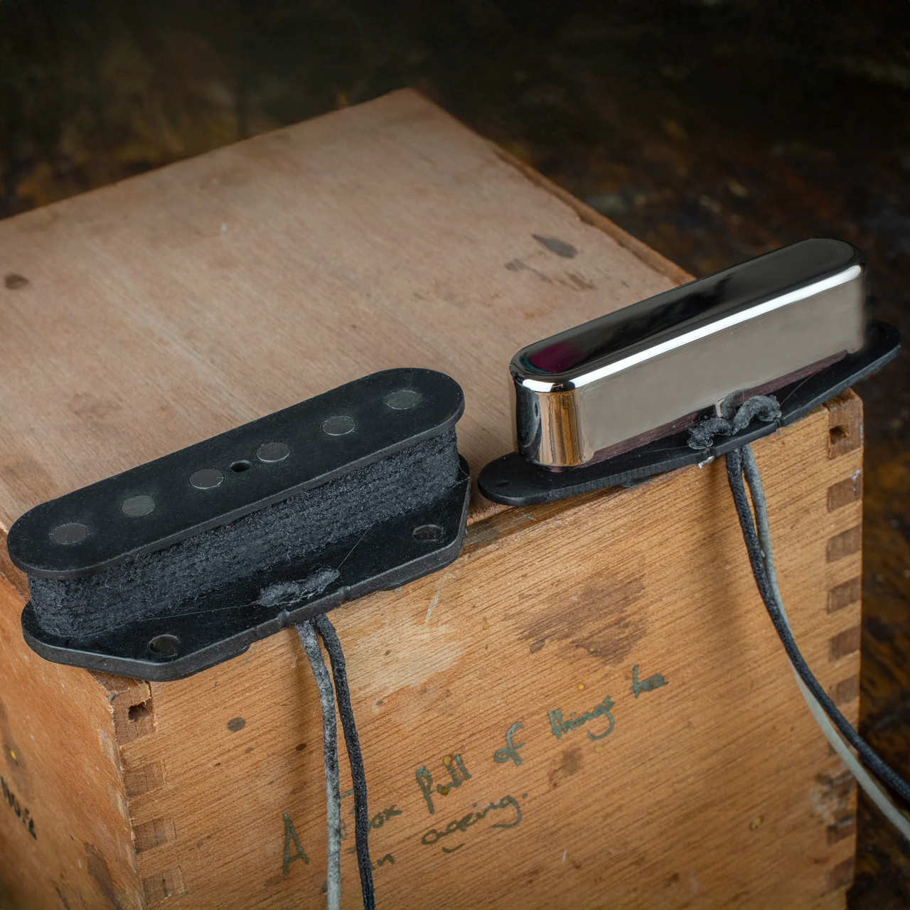 Monty's Guitars '53 Telecaster Raw Nickel Pickups Set