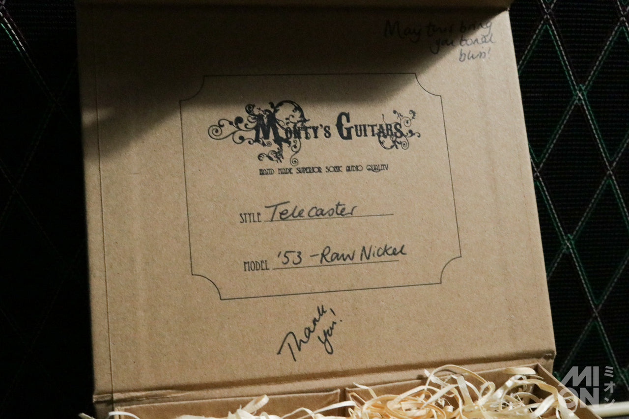 Monty's Guitars '53 Telecaster Raw Nickel Pickups Set