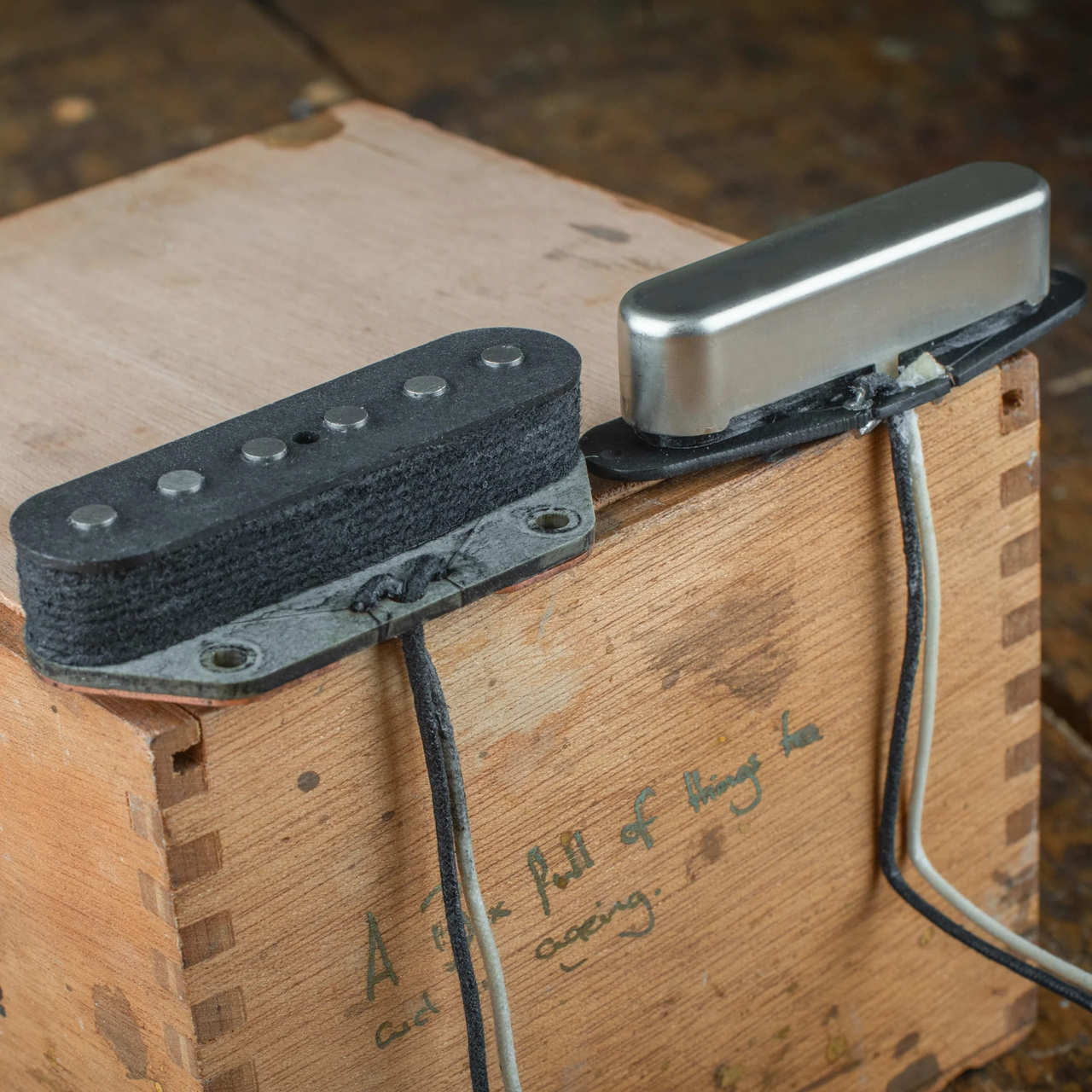 Monty's Guitars Full Monty Telecaster Raw Nickel Pickups Set