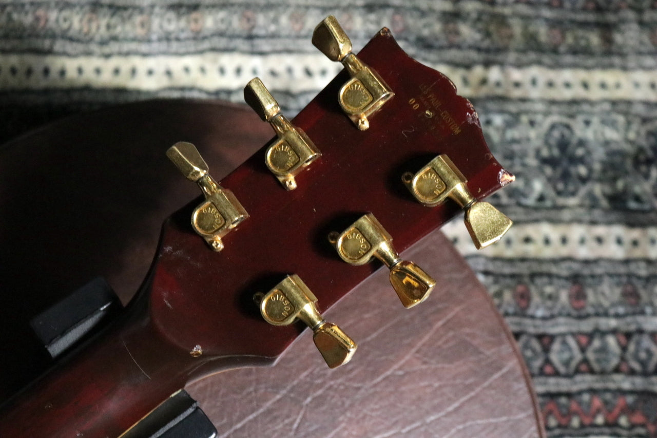 Gibson Les Paul Custom 1976 Wine Red w/ Monty's Guitars Full Monty Humbucker Pickups Gold