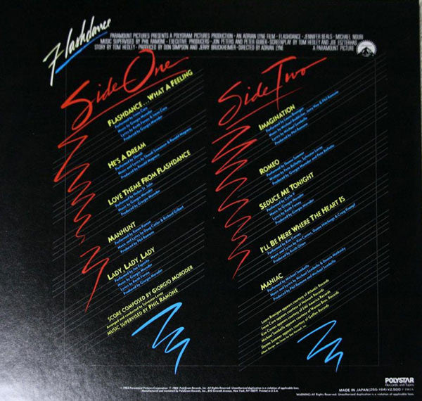 Flashdance (Original Soundtrack From The Motion Picture) = フラッシュダンス
