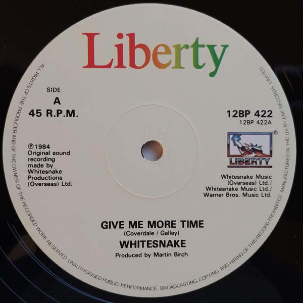 Give Me More Time