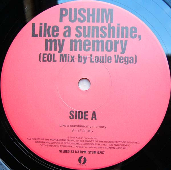 Like A Sunshine, My Memory (EOL Mix By Louie Vega)