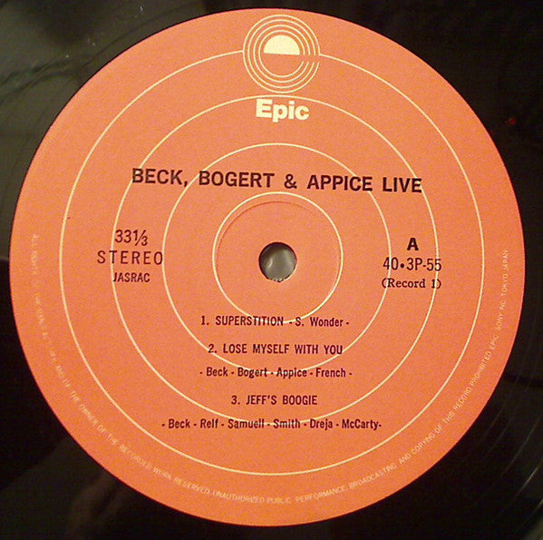 Beck, Bogert & Appice Live