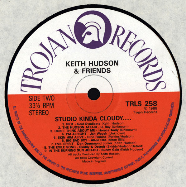 Studio Kinda Cloudy - Keith Hudson And Friends