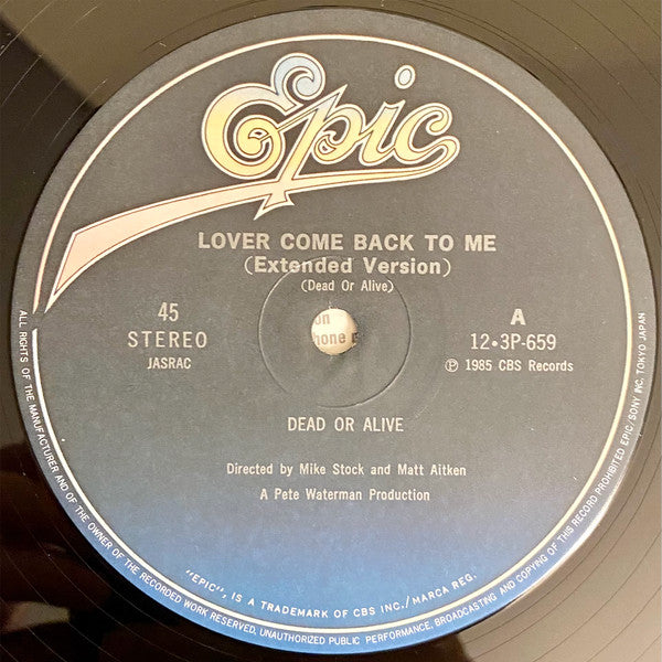 Lover Come Back To Me (Extended Version)