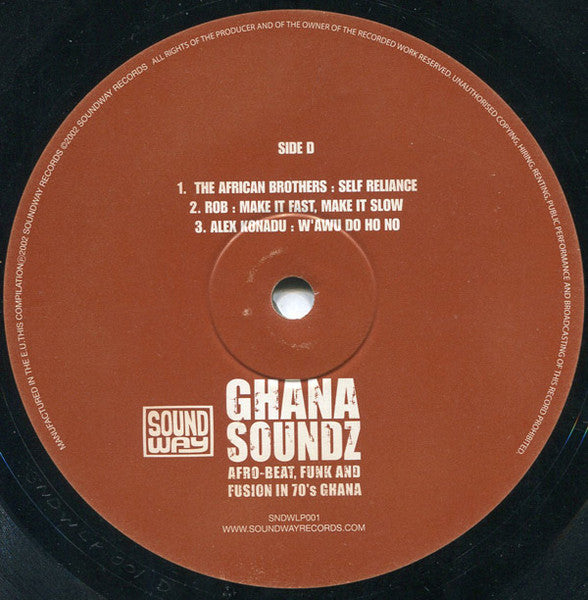 Ghana Soundz (Afro-beat, Funk & Fusion In 70’s Ghana)