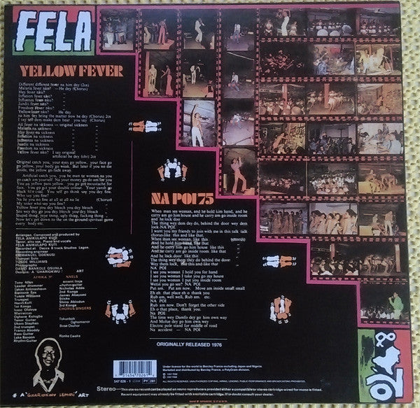 Release: Yellow Fever-Vinyl-France-1997-547 026 - 1-509840