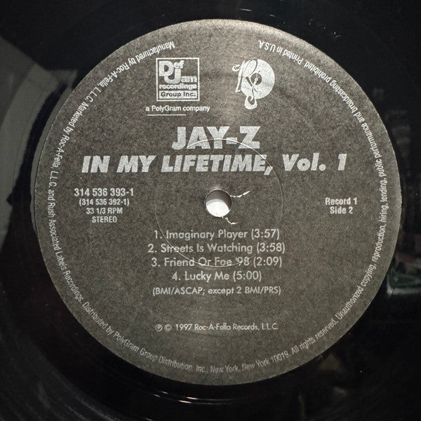 In My Lifetime, Vol. 1