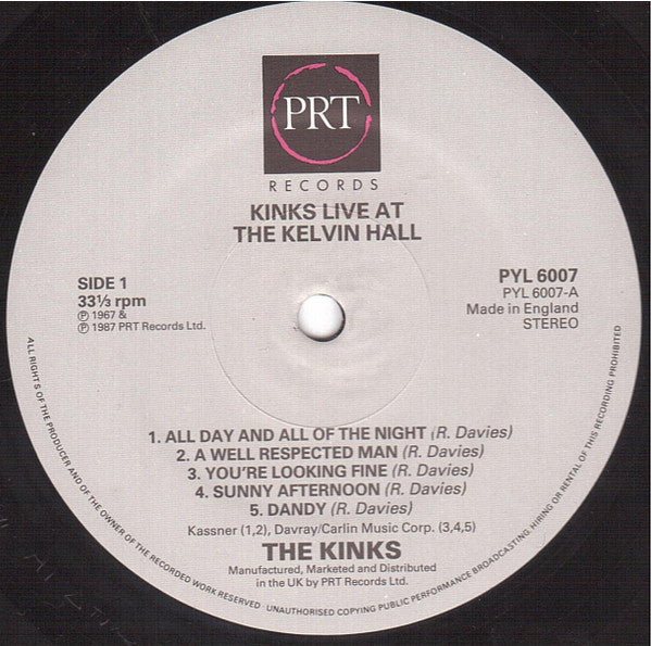 Live At Kelvin Hall