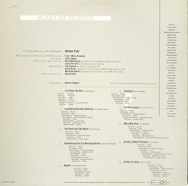 Blast Of Silence (Axed My Baby For A Nickel)