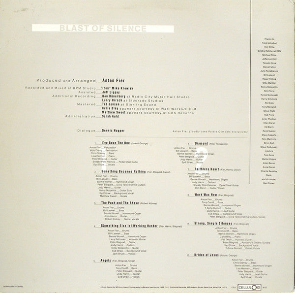 Blast Of Silence (Axed My Baby For A Nickel)